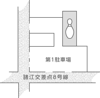 マンボウ金沢の駐車場